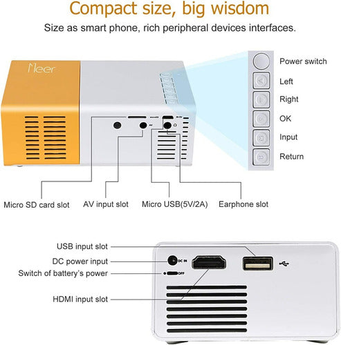 MINI PROJECTOR PORTATIL