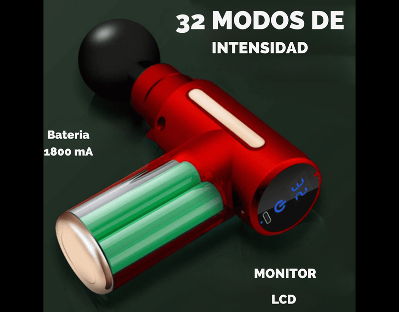 "¡PISTOLA MASAJEADORA 4 EN 1 + REGALO GRATIS! EL ALIVIO QUE TE MERECES ESTÁ AQUÍ 😍✅"