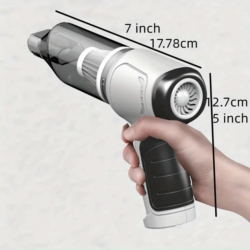 ASPIRADORA DE MANO PARA AUTOS INALÁMBRICA – TURBO CLEAN✅