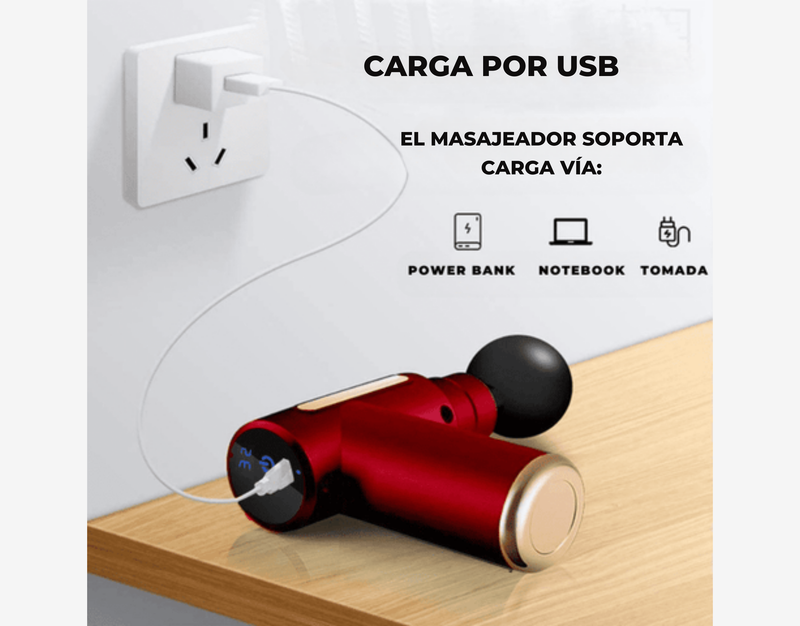 "¡PISTOLA MASAJEADORA 4 EN 1 + REGALO GRATIS! EL ALIVIO QUE TE MERECES ESTÁ AQUÍ 😍✅"