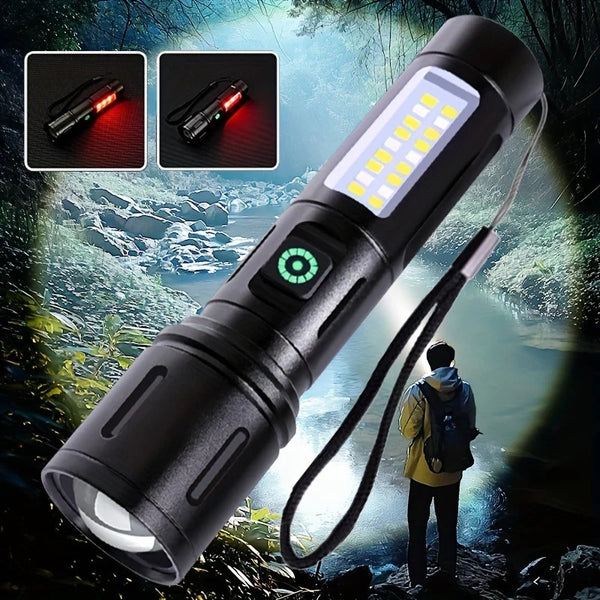 Linterna Tactica Recargable USB